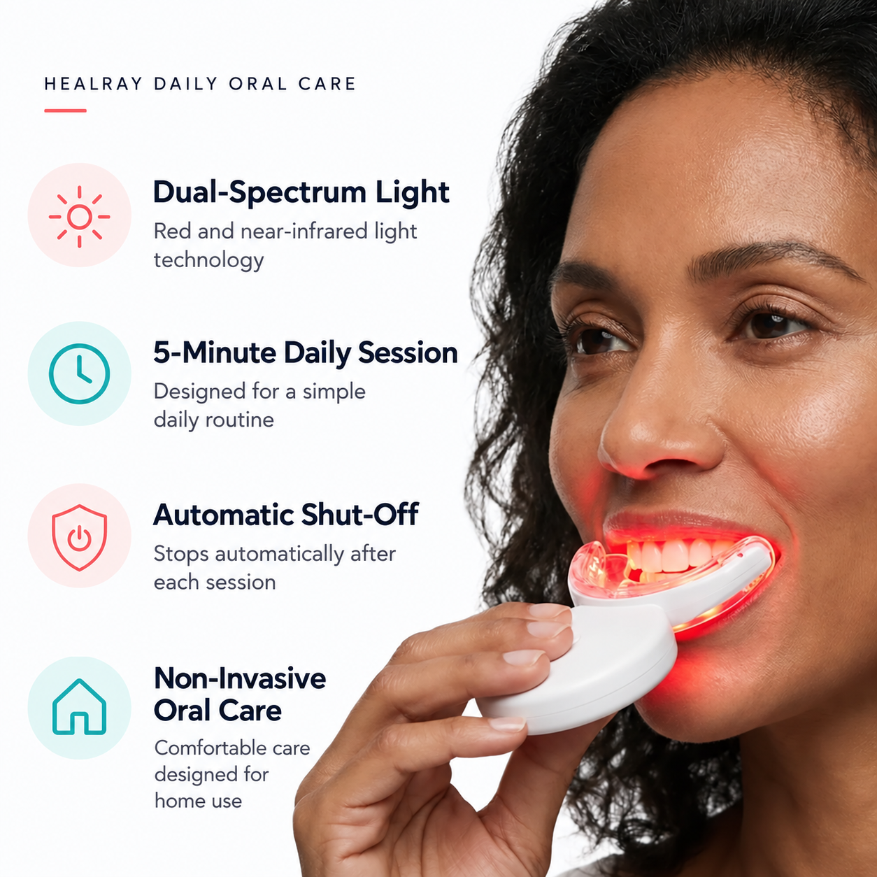 HealRay — benefícios para o cuidado bucal